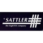 A black and white logo for sattler